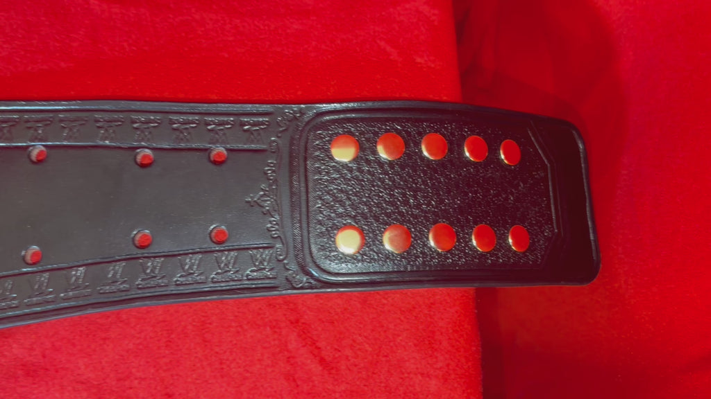 Real Leather Strap for Shop Undisputed V2 (2002) Replica Championship Title Belt